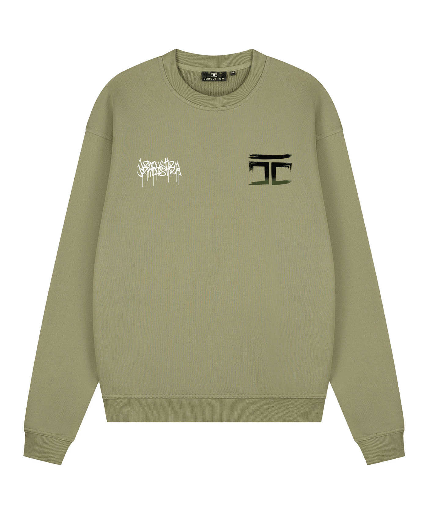 JorCustom - Graffiti - Crewneck - Olive