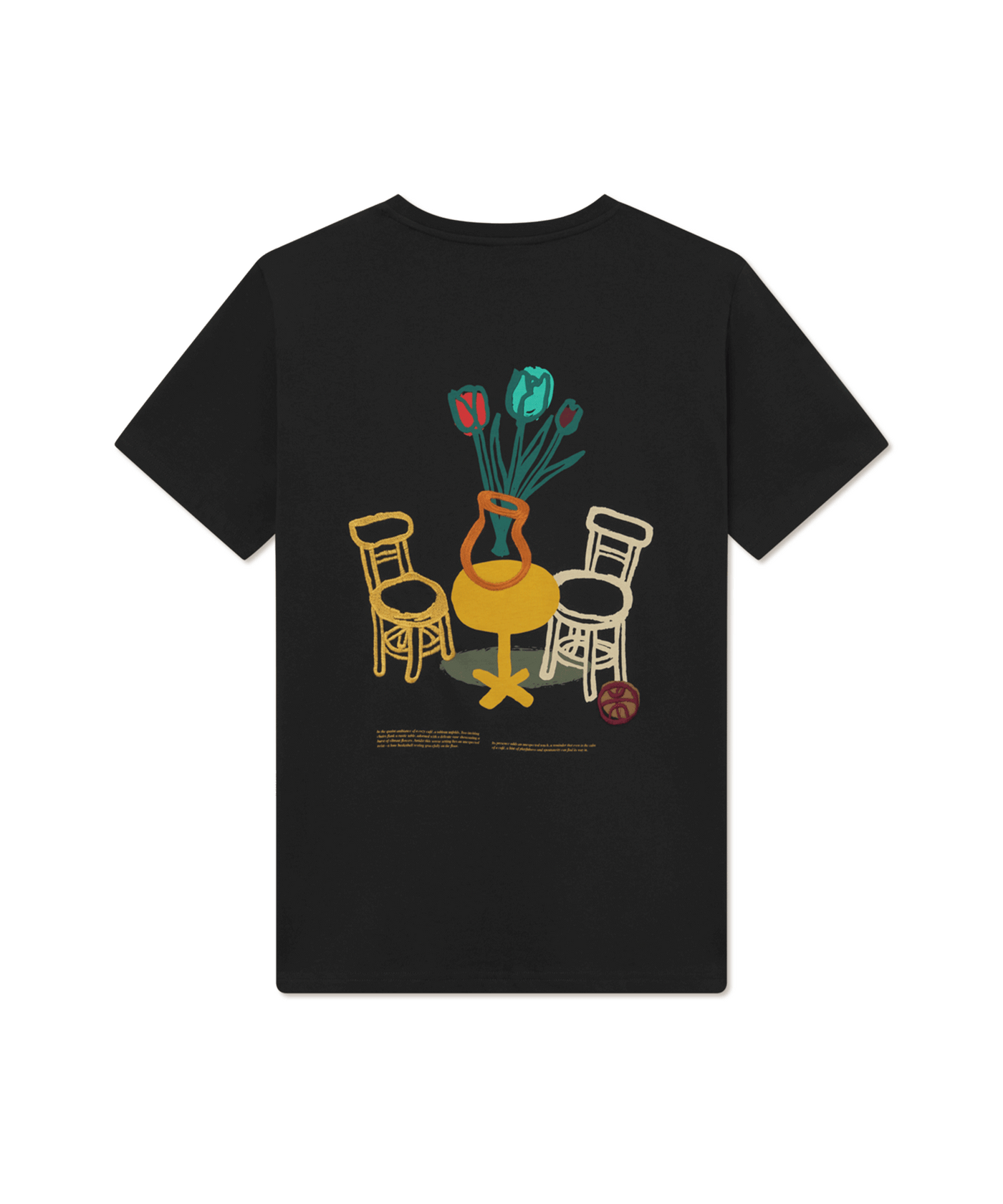 Les Deux - Ldm101221 - Bruno Cafe T-shirt - Black