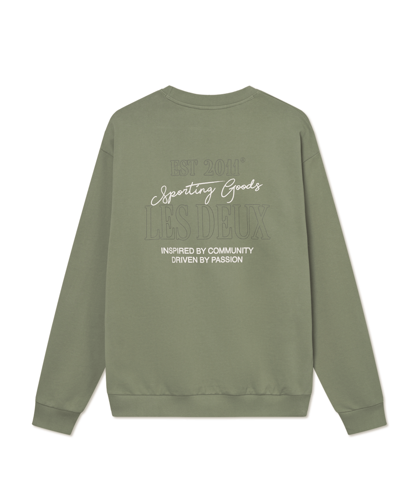 Les Deux - 1000208 - Allen Sweatshirt - 517 Oil Green
