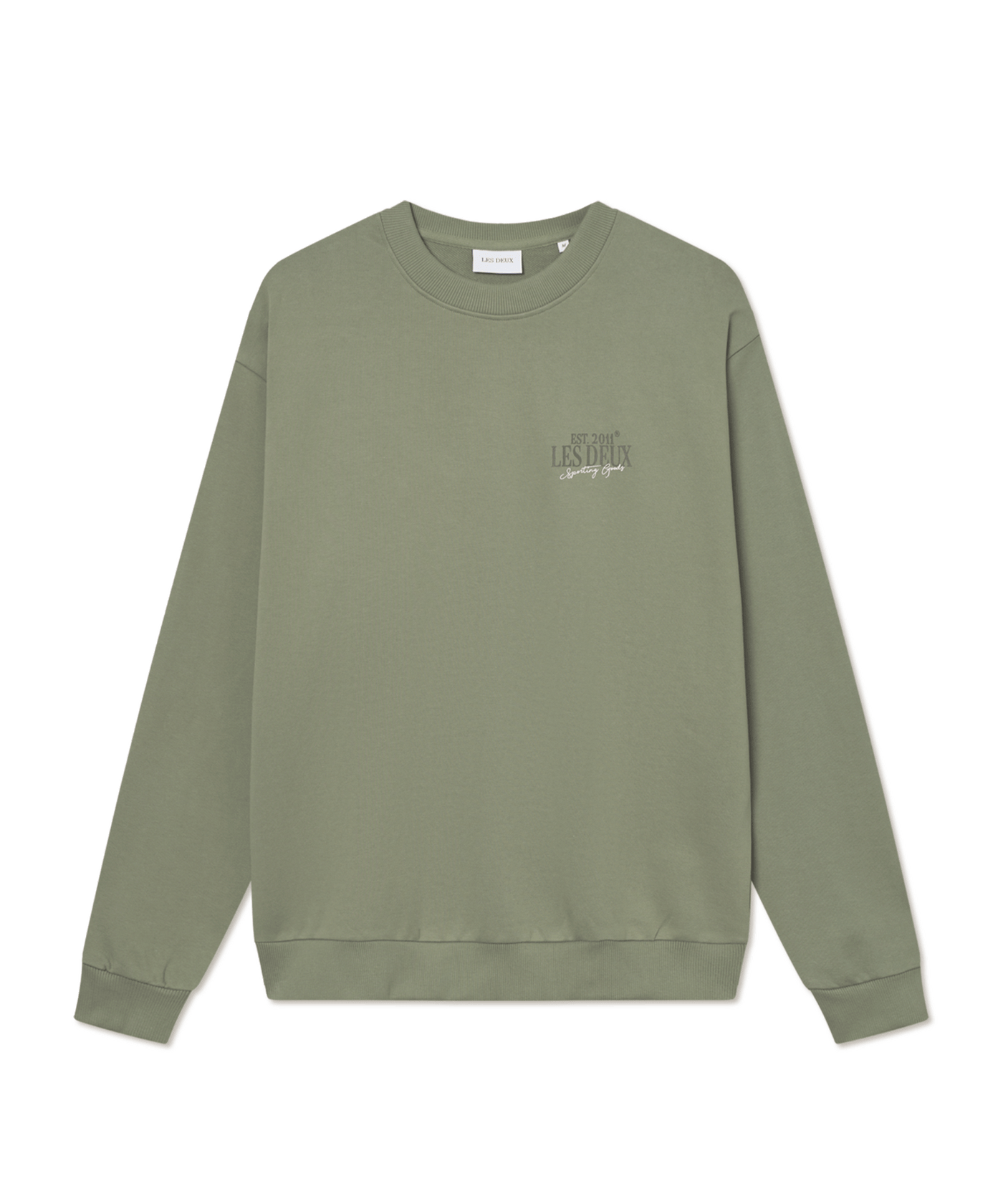 Les Deux - 1000208 - Allen Sweatshirt - 517 Oil Green