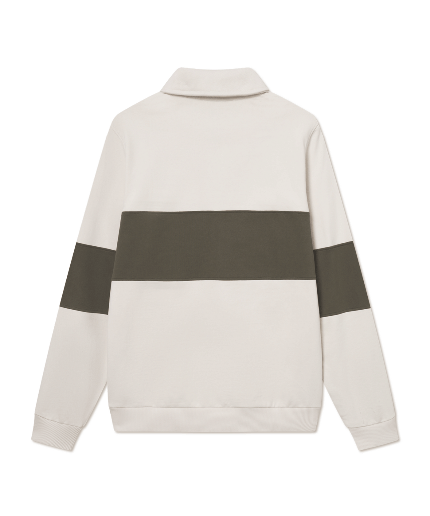 Les Deux - 1000178 - Cory Zip Rugby Sweatshirt - 215 Ivory