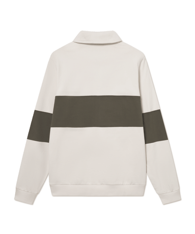 Les Deux - 1000178 - Cory Zip Rugby Sweatshirt - 215 Ivory