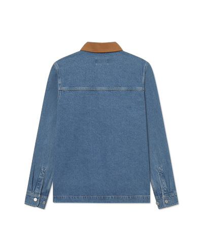 Les Deux - Ldm640164 - Layton Washed Denim Shirt - Lt Denim