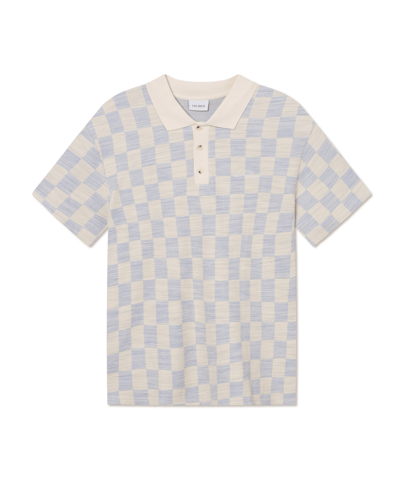 Les Deux - 1000159 - Branson Jersey Jacq Polo - 215 Ivory