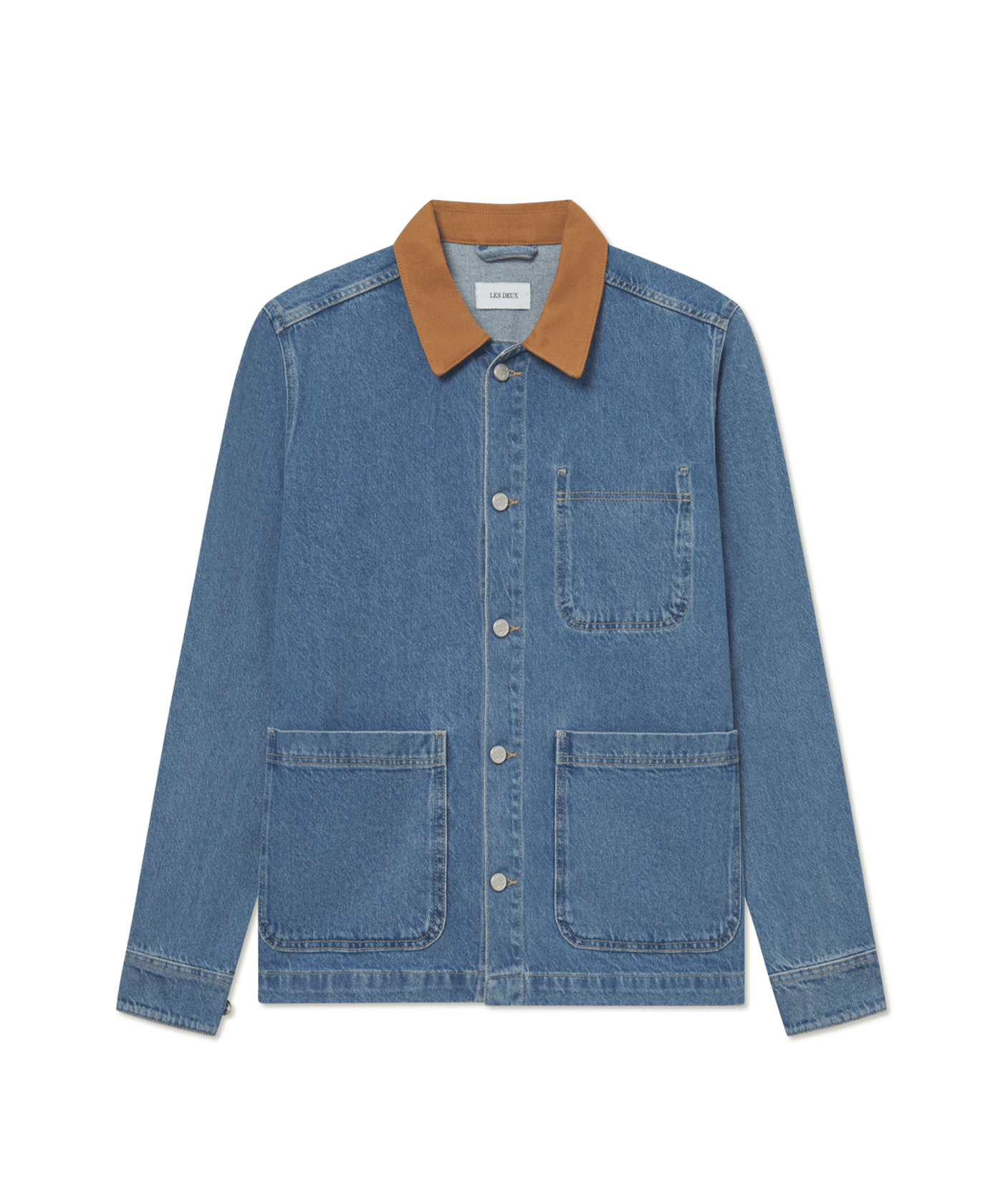 Les Deux - Ldm640164 - Layton Washed Denim Shirt - Lt Denim