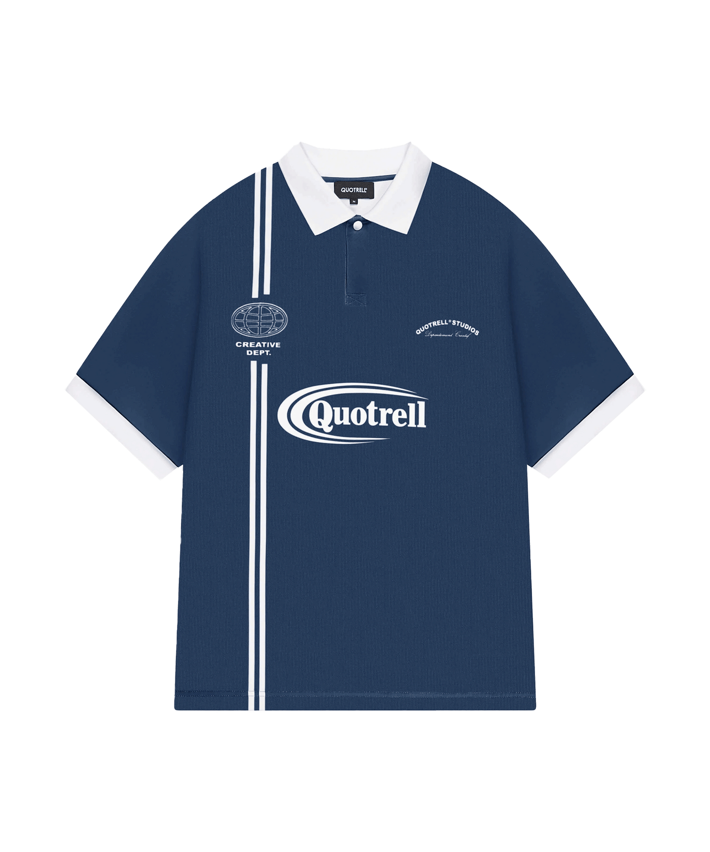 Quotrell - Logan Soccer - T-shirt - Navy/white