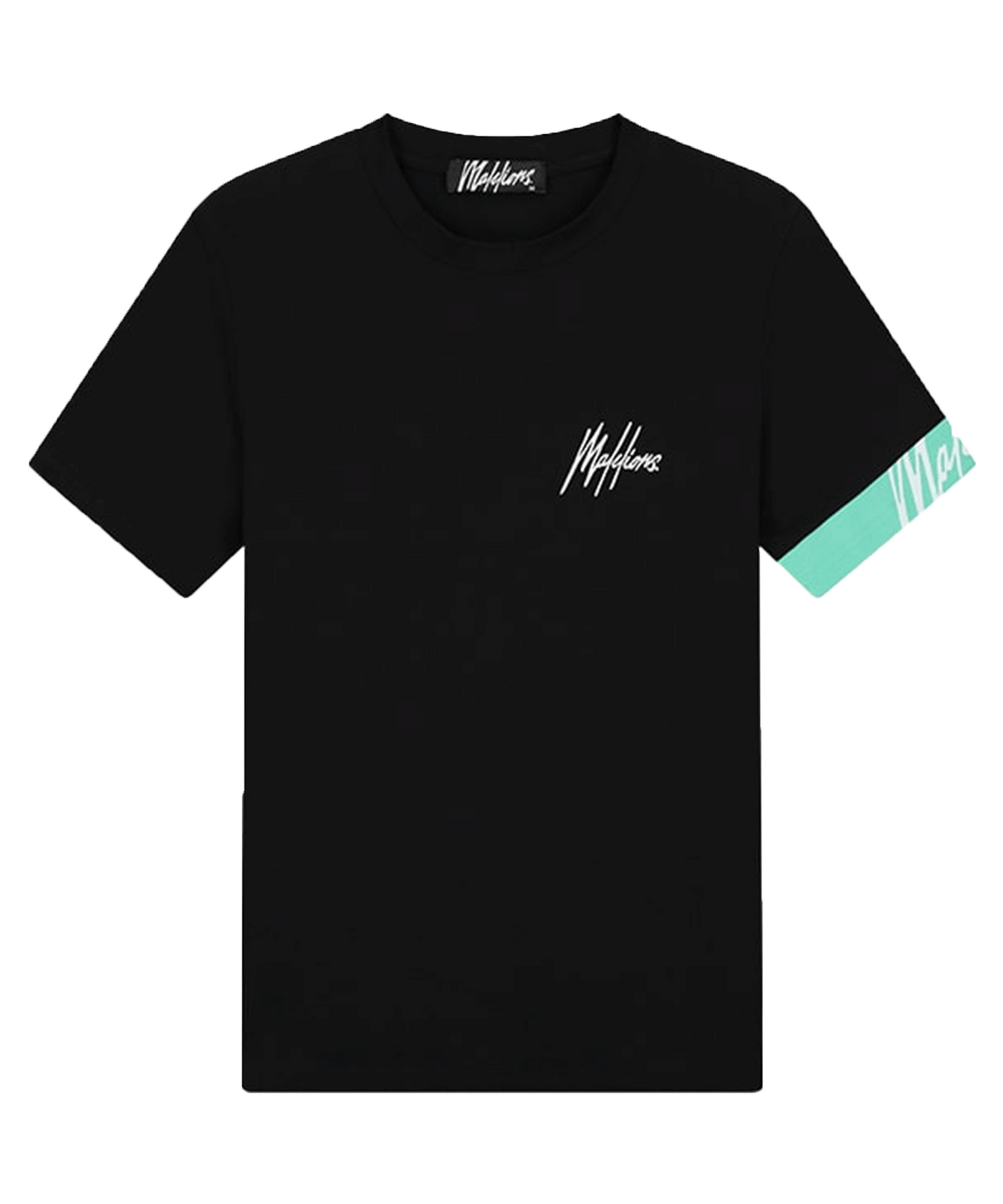 Malelions - Captain 2.0 - T-shirt - Black/turquoise