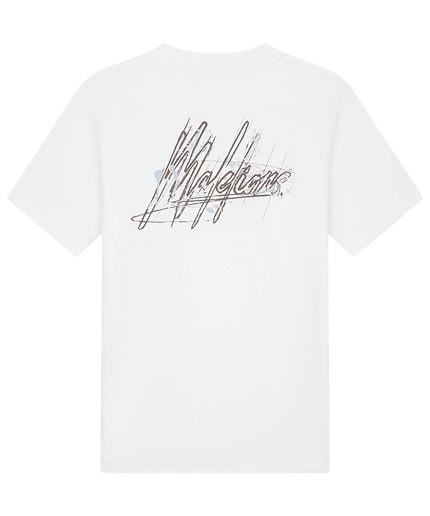 Malelions - Splash Signature - T-shirt - White
