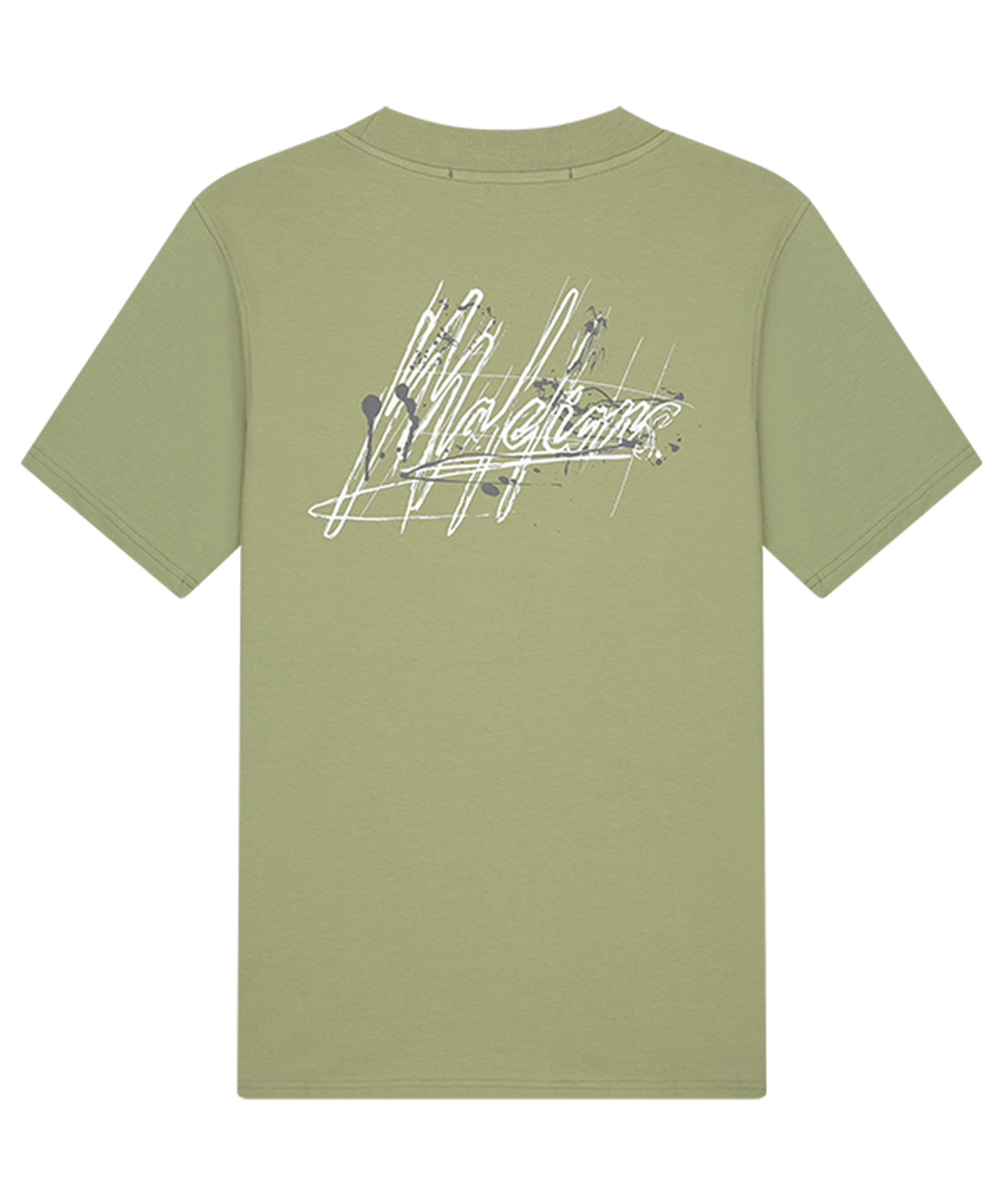 Malelions - Splash Signature - T-shirt - Sage Green