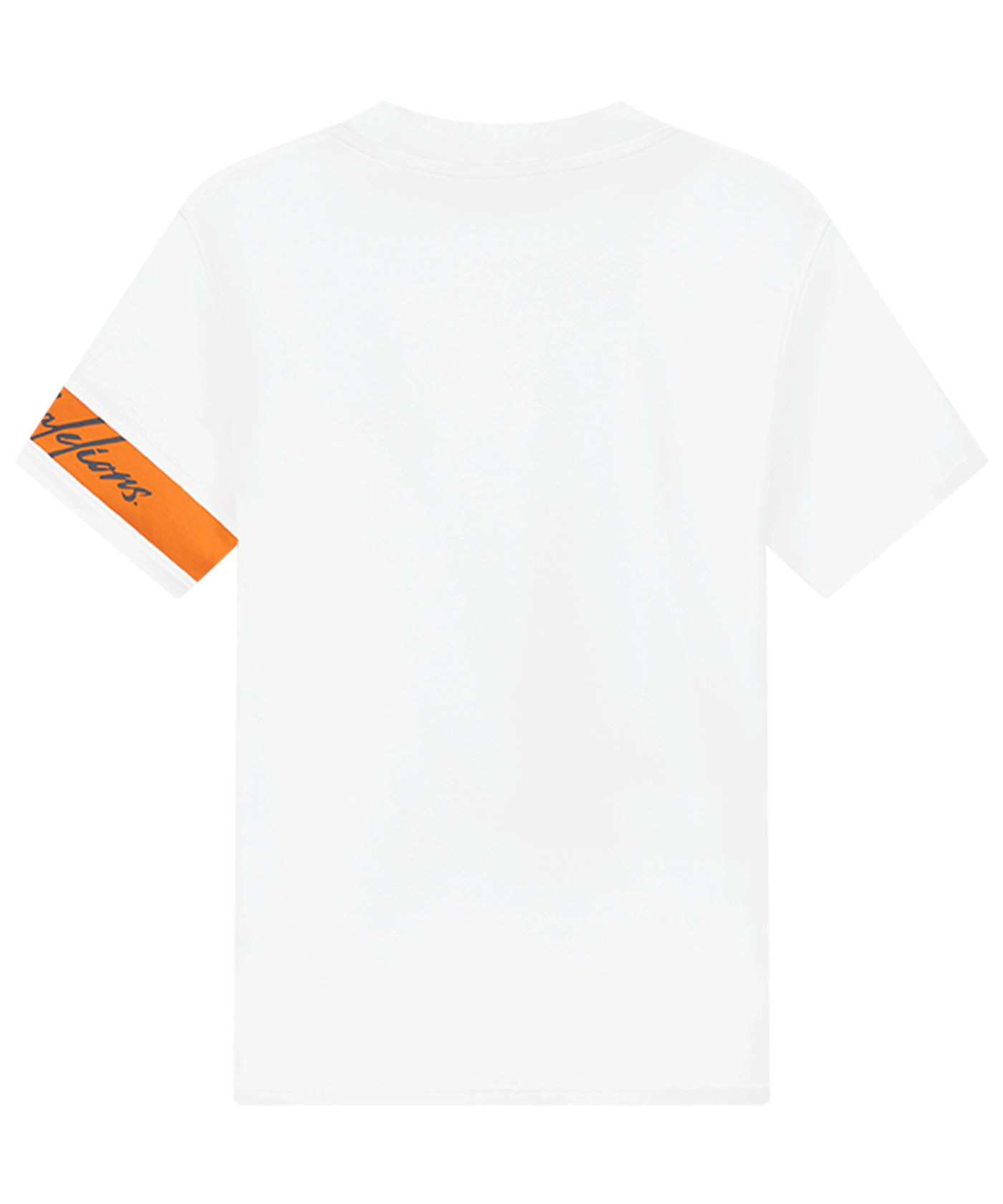 Malelions - Captain - T-shirt - White/orange