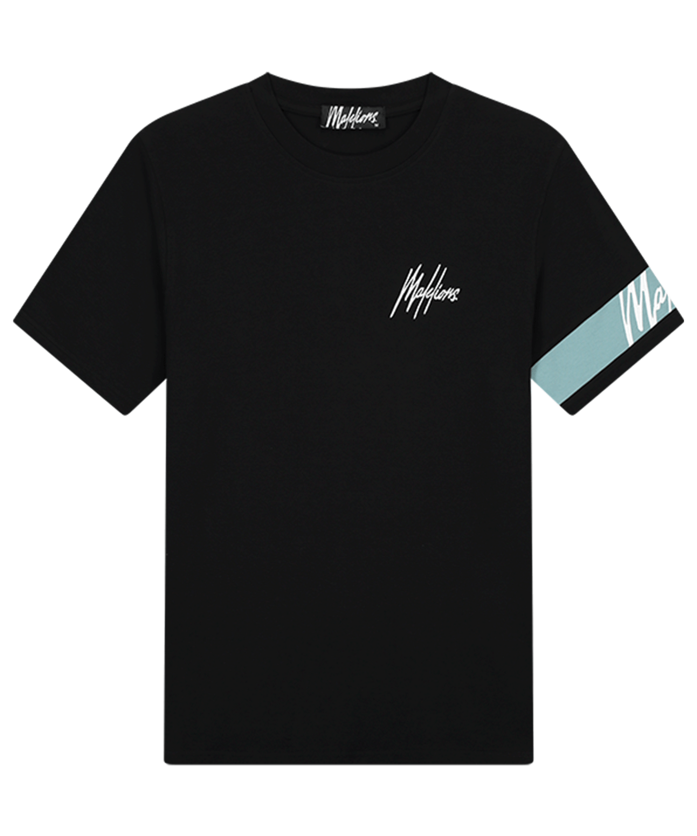 Malelions - Captain - T-shirt - Black/light Blue