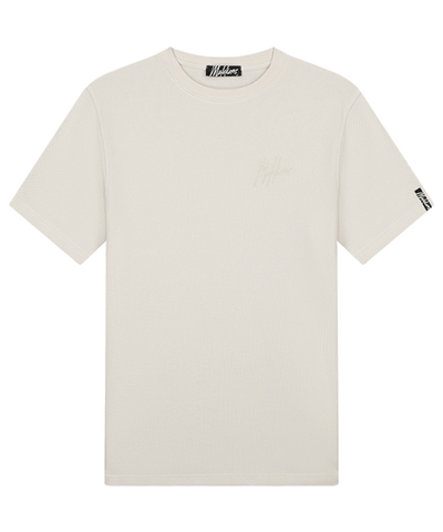 Malelions - Signature Waffle - T-shirt - Off White