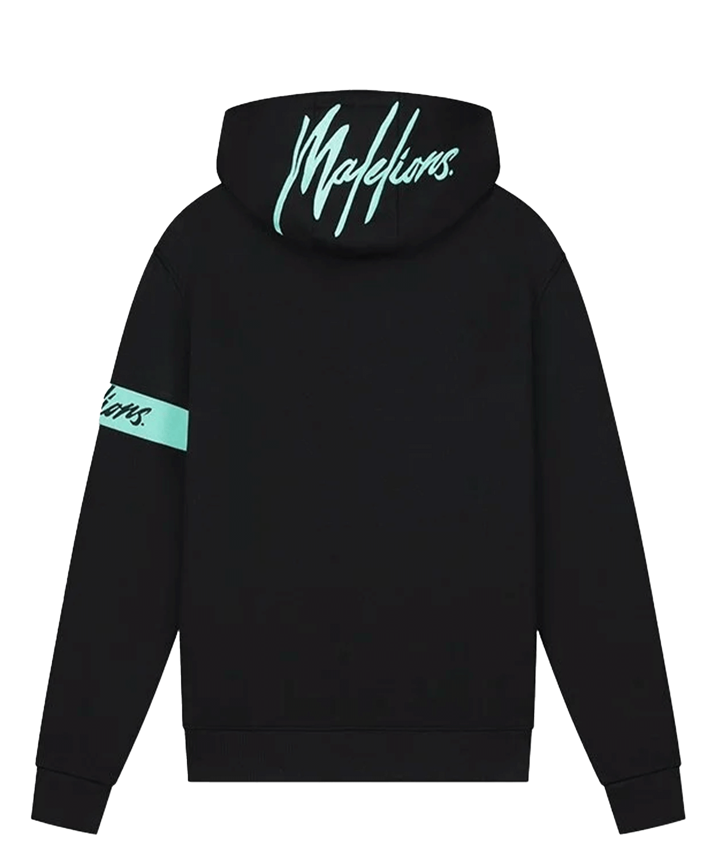 Malelions - Captain - Hoodie 2.0 - Black/turquoise