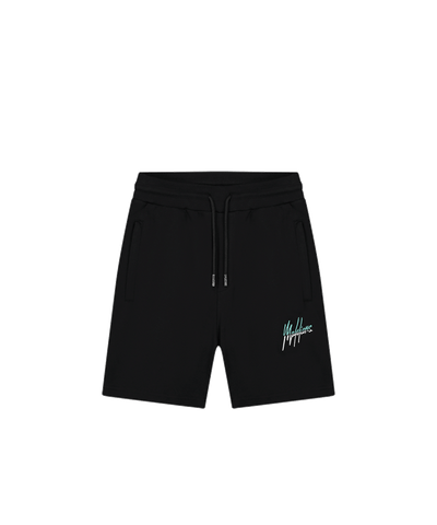 Malelions - Split - Shorts - Black/turquoise