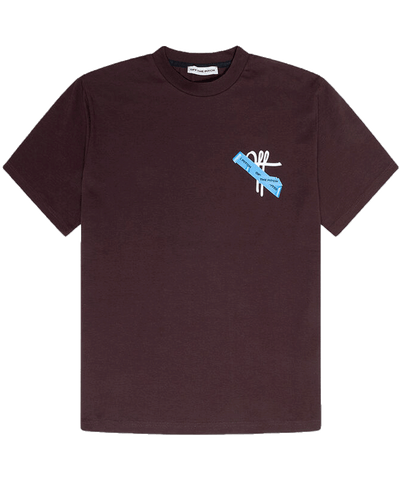 Off The Pitch - Otp233009 - Tape Off T-shirt - 802 Java Brown