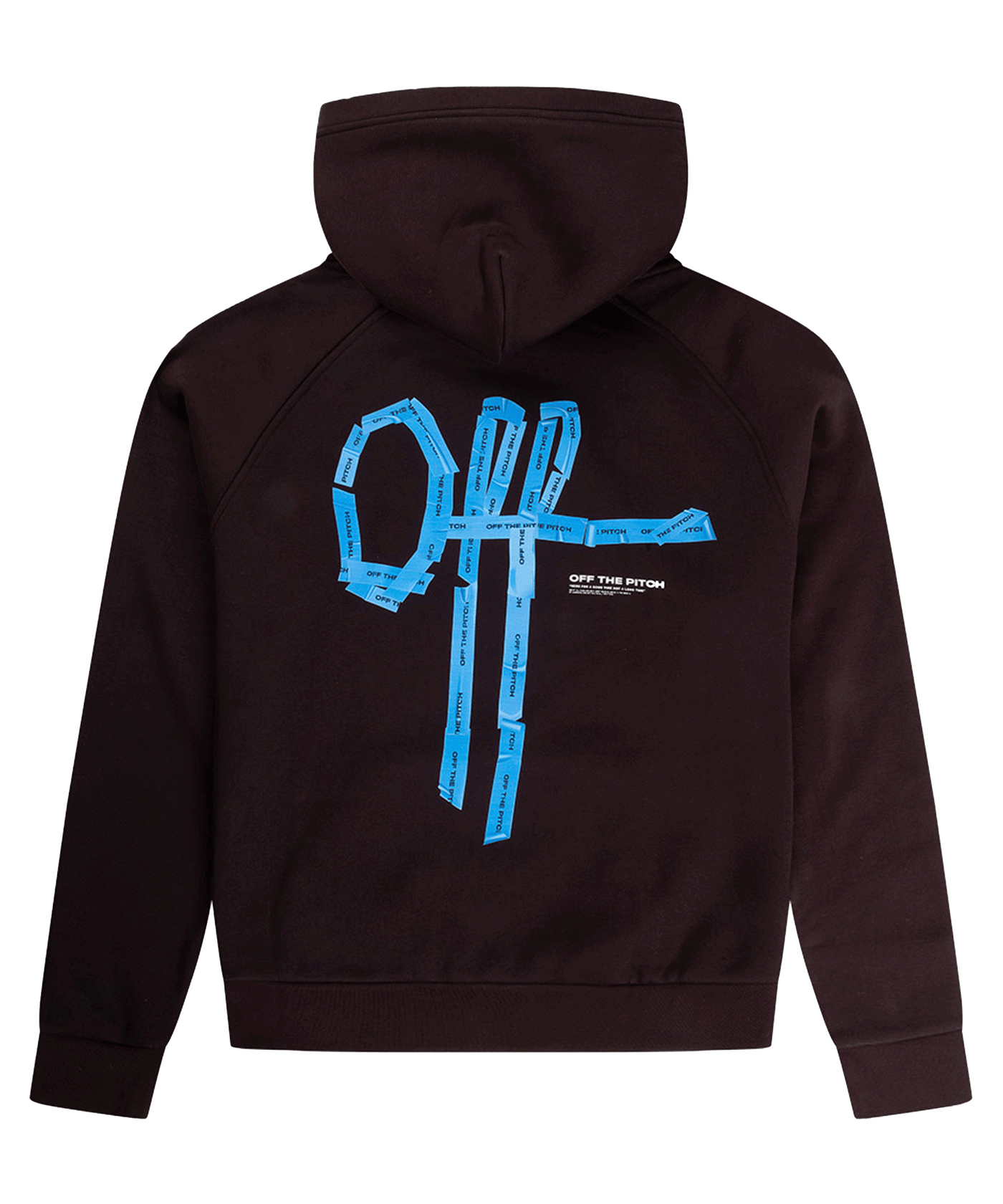 Off The Pitch - Otp233008 - Tape Off Hoodie - 802 Java Brown