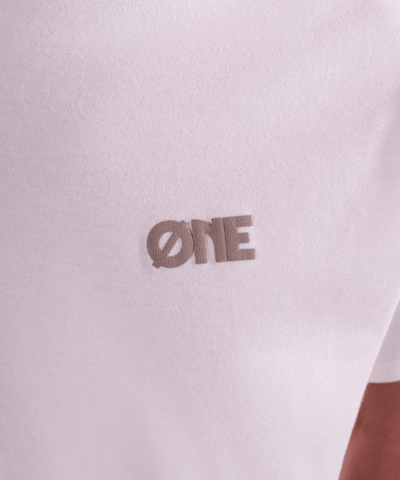 One First Movers - Puff Logo Back - T-shirt - Off White