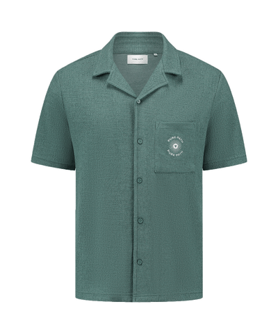 Pure Path - 24010216 - Shortsleeve Shirt - 76 Faded Green