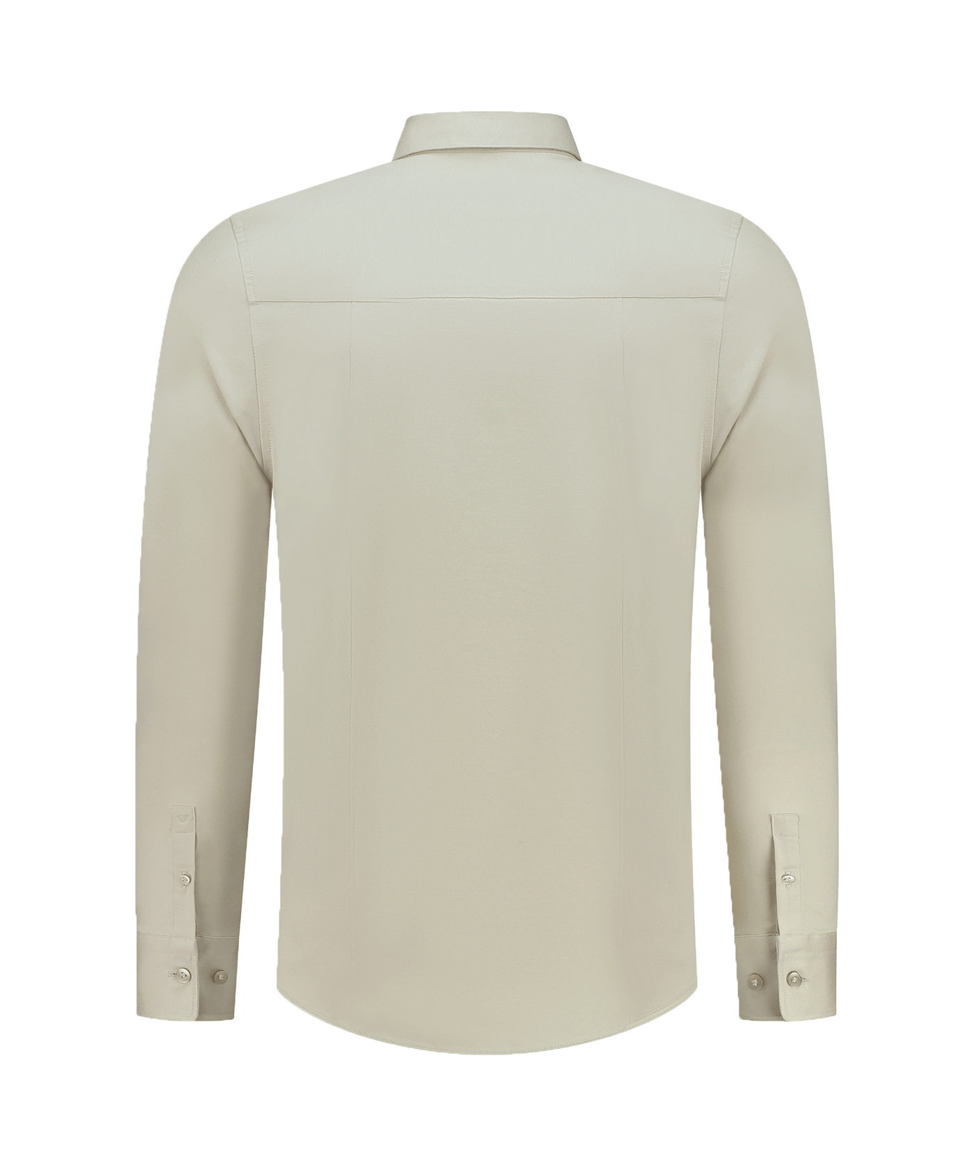 Pure Path - 24010205 - Slim Fit Smart Shirt - Sand