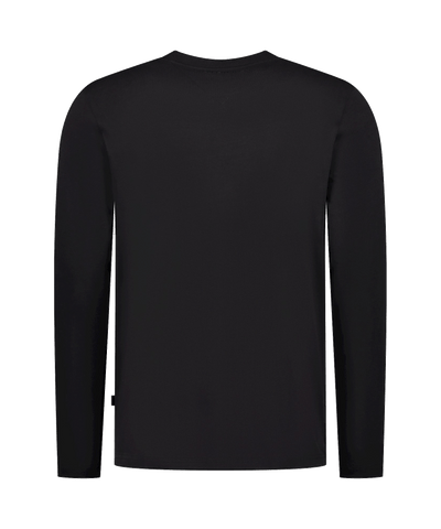 PureWhite - 23030110 - Longsleeve - Black