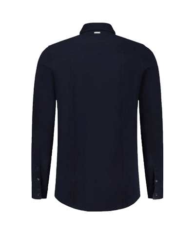 PureWhite - 23030211 - Basic Pique Shirt - Navy