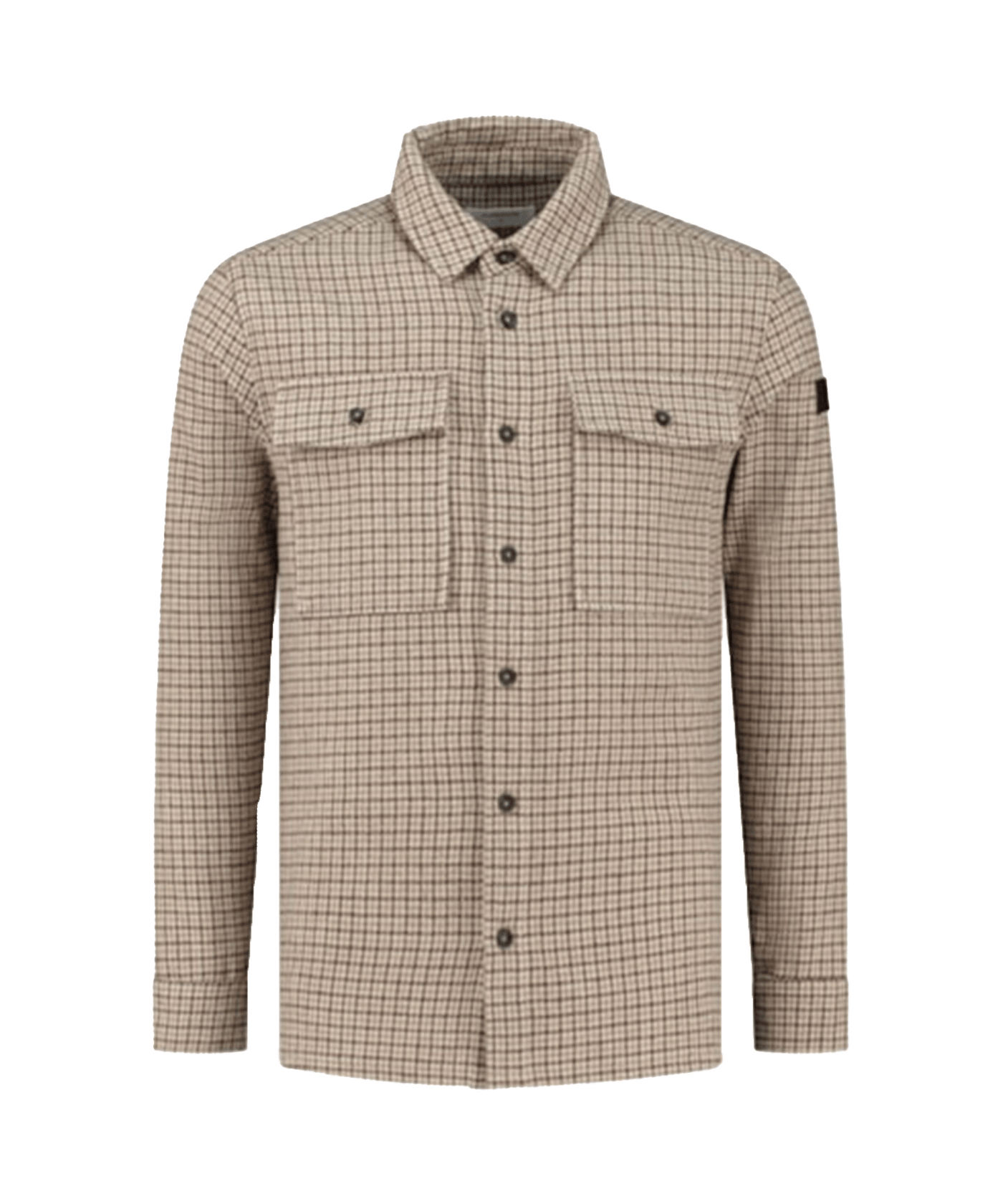 PureWhite - 23030208 - Heritage Overshirt - Brown