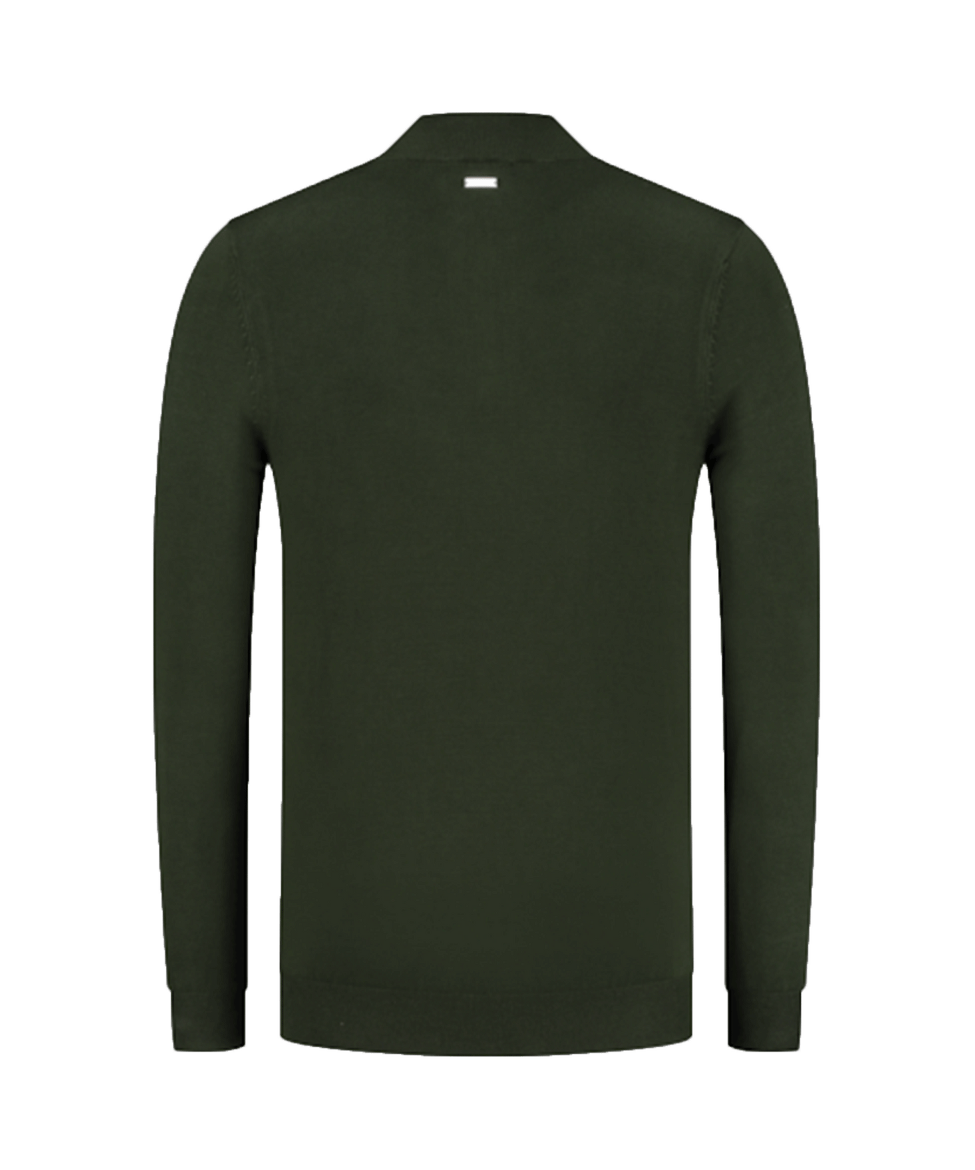 PureWhite - 10804 - Essential Knit Half Zip - Army Green