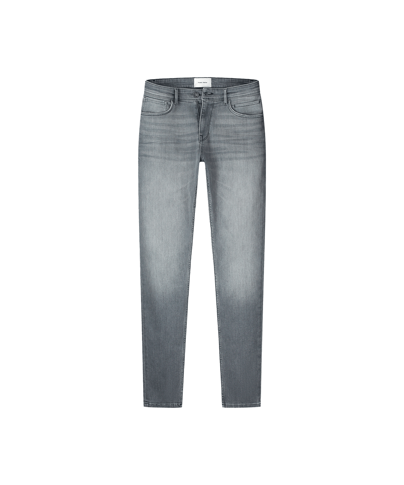 Pure Path - W1451- 86 The Jone Skinny Fit - Denim Mid Grey