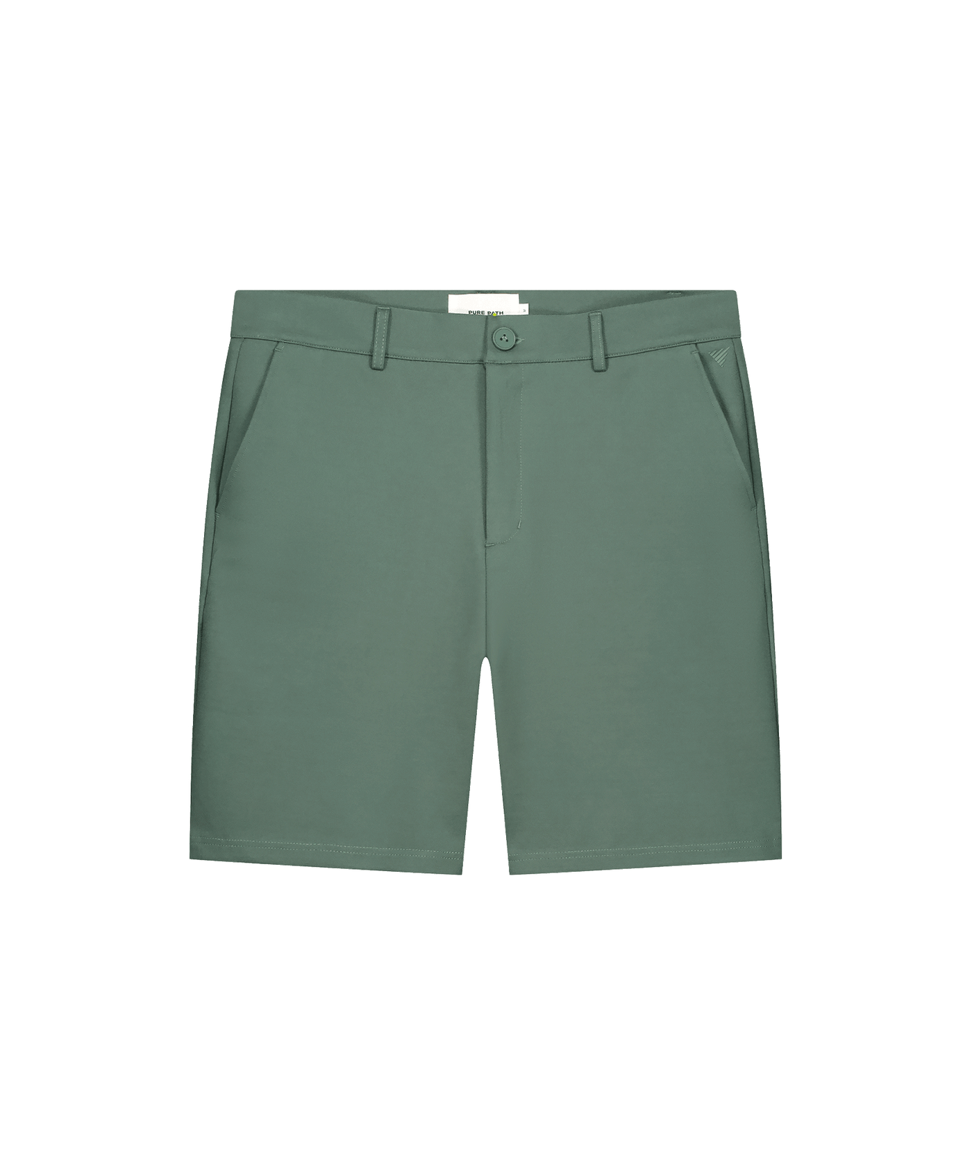 Pure Path - 25010504 - Slim Fit Smart Short - Army Green