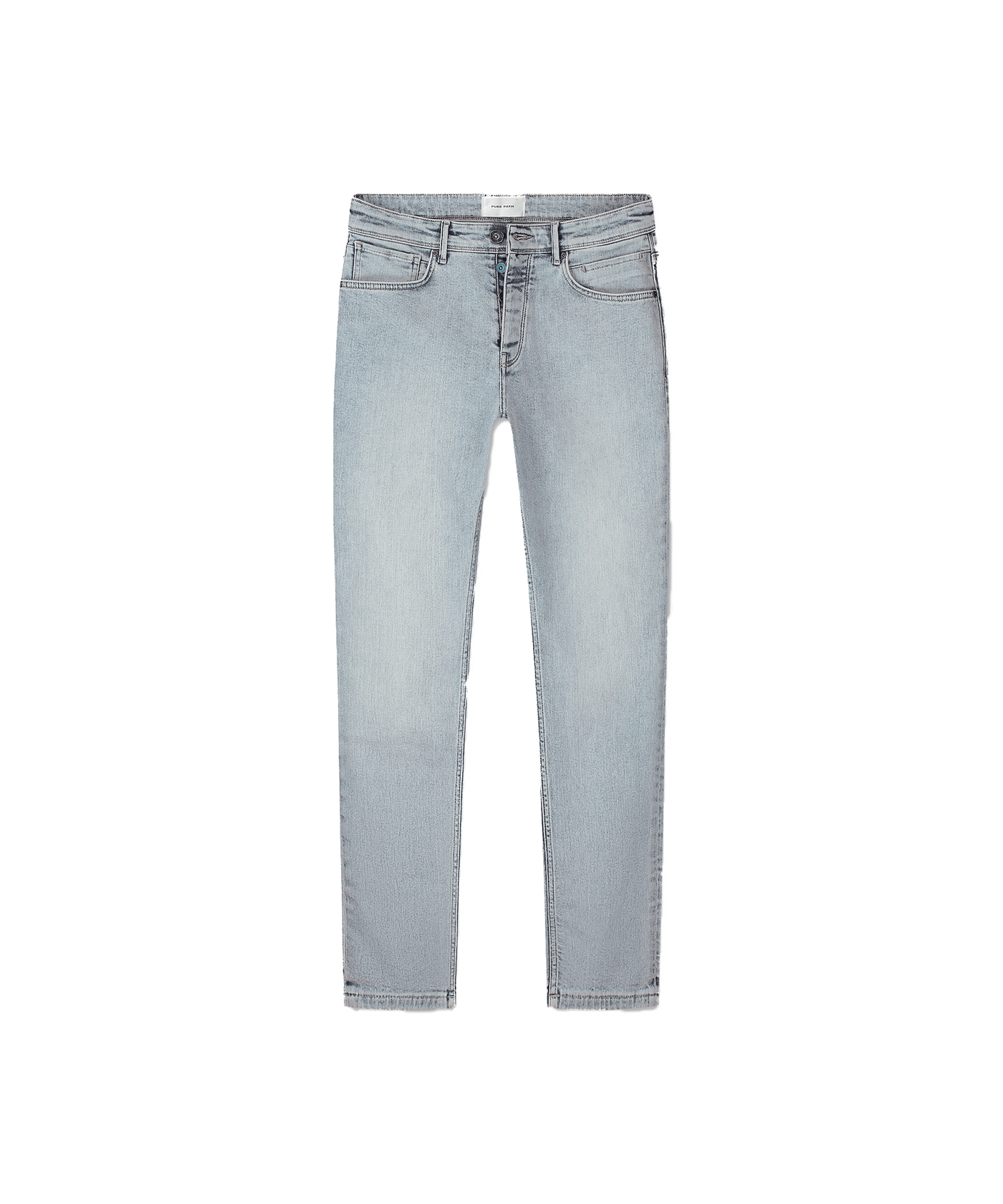 Pure Path - W1446-82 - The Ryan Slim Fit Denim - Light Blue