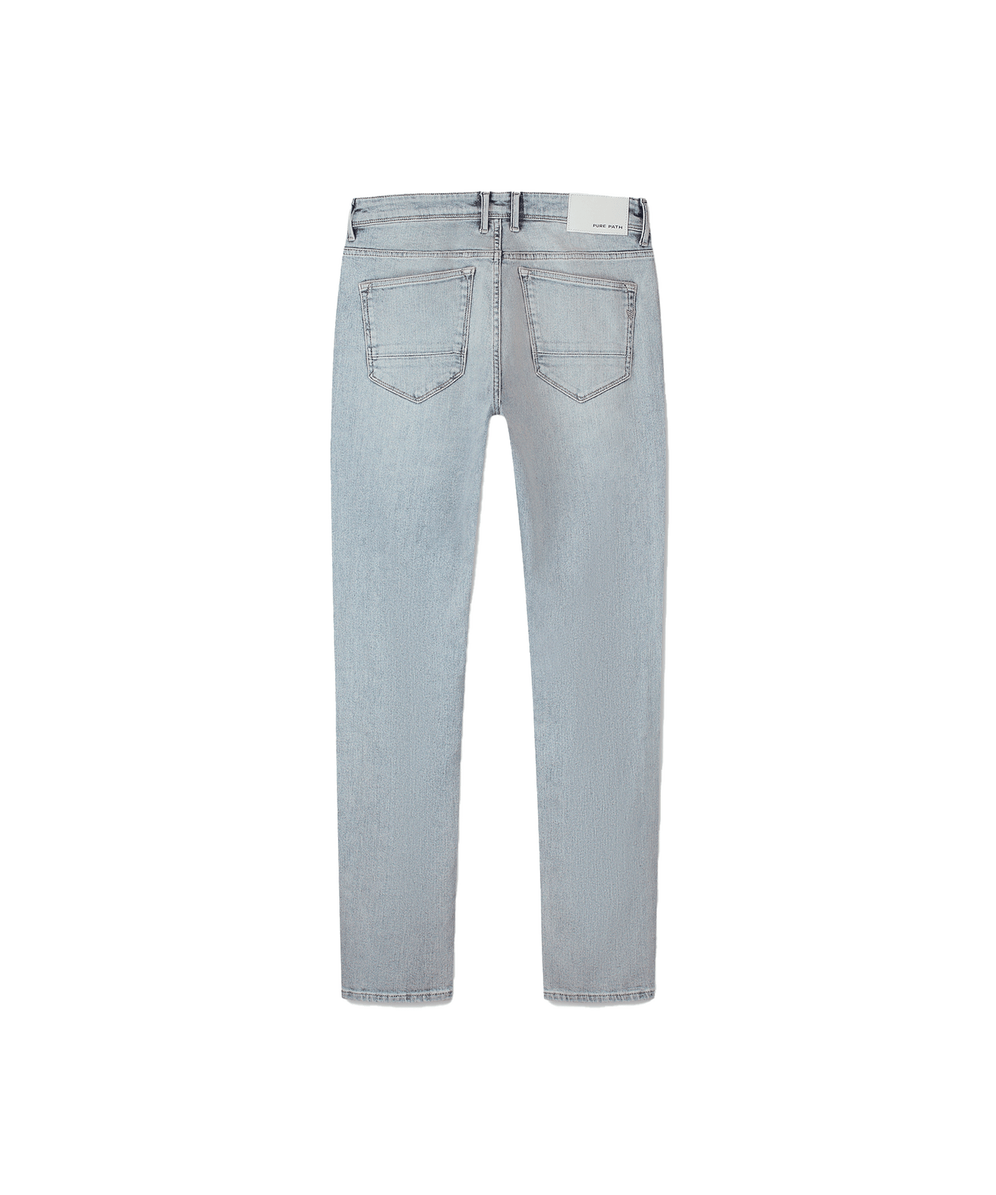 Pure Path - W1446-82 - The Ryan Slim Fit Denim - Light Blue
