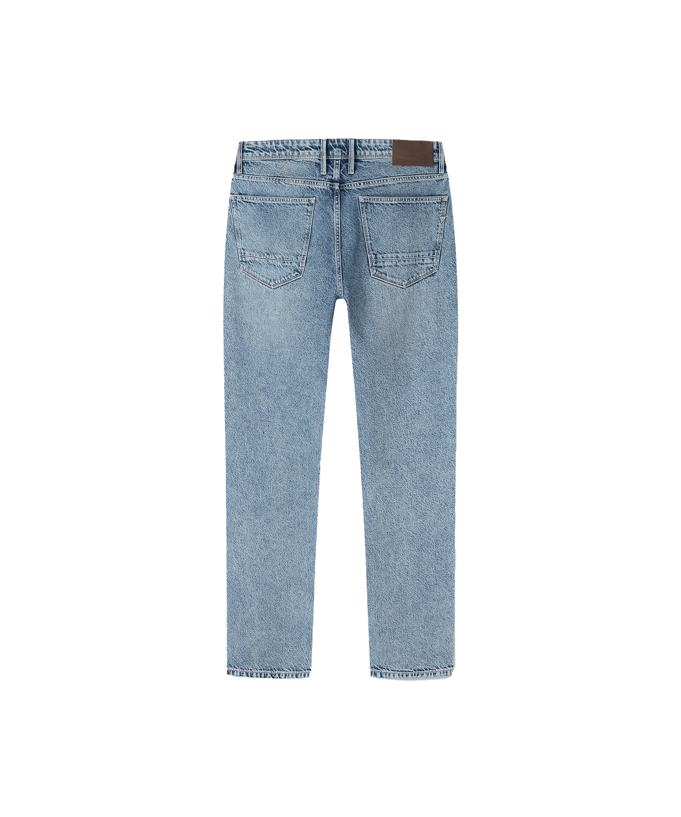 Pure Path - W1551-83 The Eric Regular Fit Jeans Denim Mid Blue