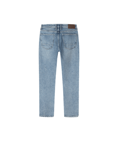 Pure Path - W1551-83 The Eric Regular Fit Jeans Denim Mid Blue