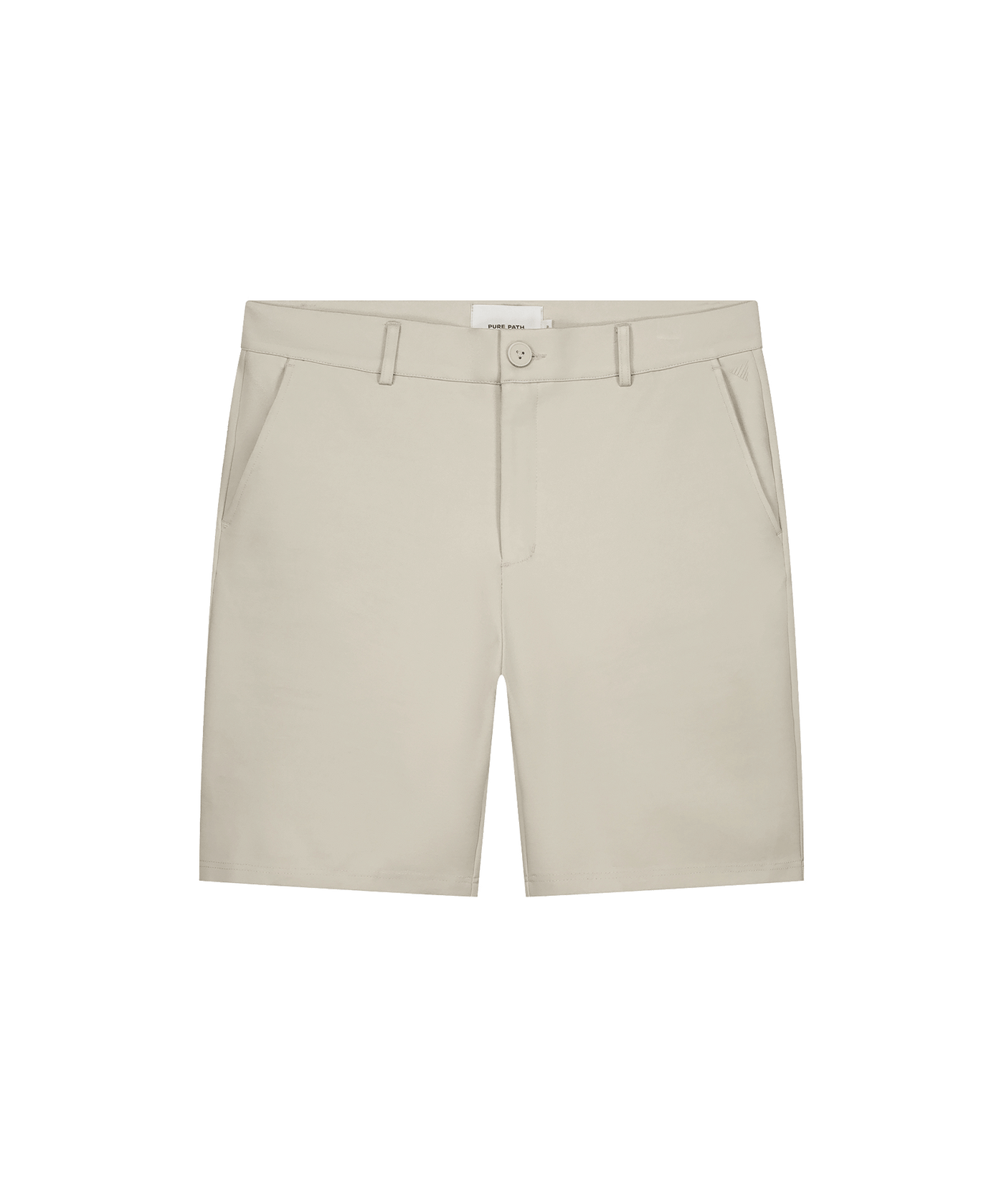 Pure Path - 25010504 - Slim Fit Smart Shorts - Sand