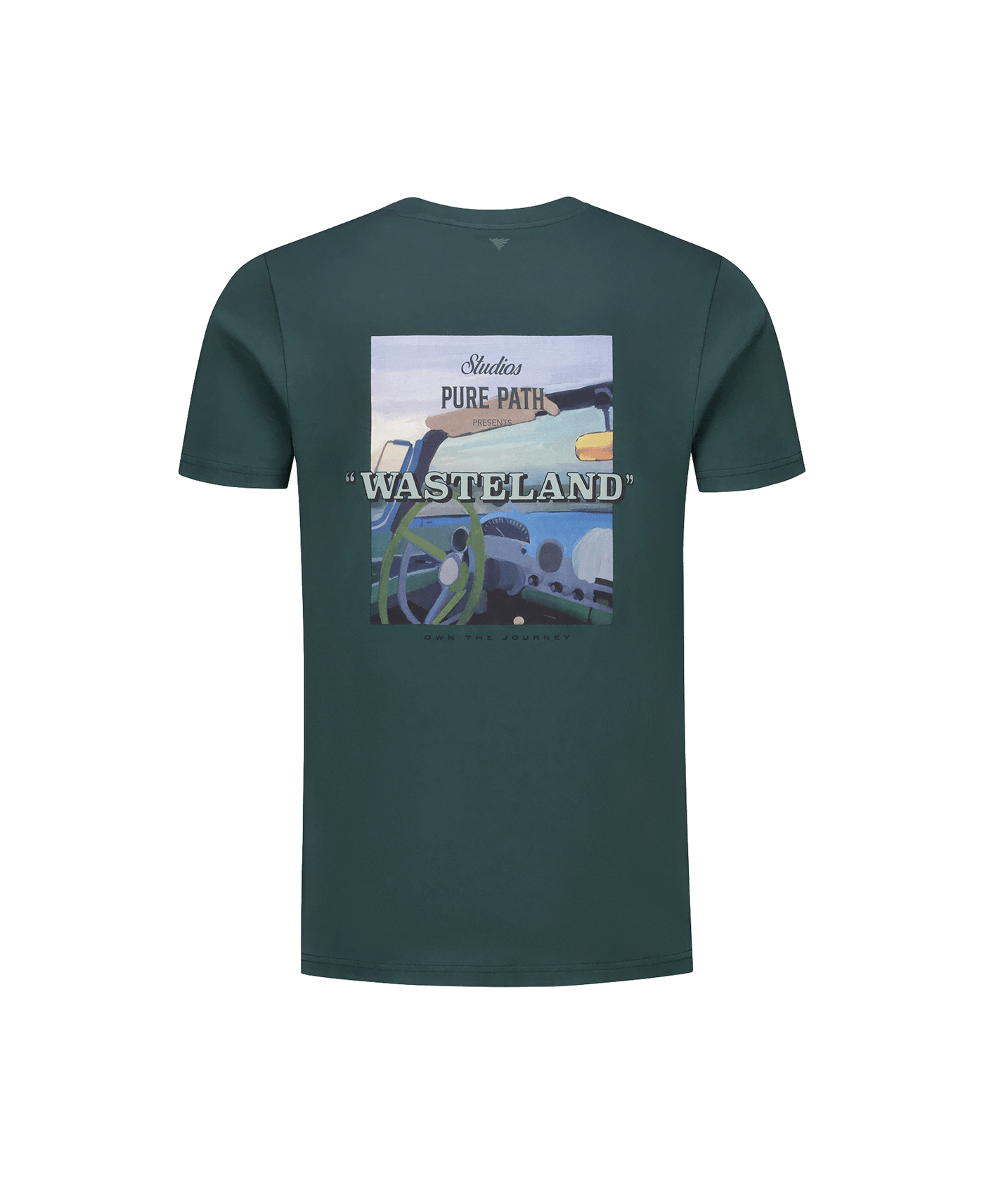 Pure Path - 25030108 - Regular Fit T-shirts Dark Green