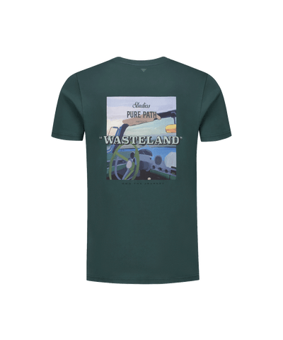 Pure Path - 25030108 - Regular Fit T-shirts Dark Green