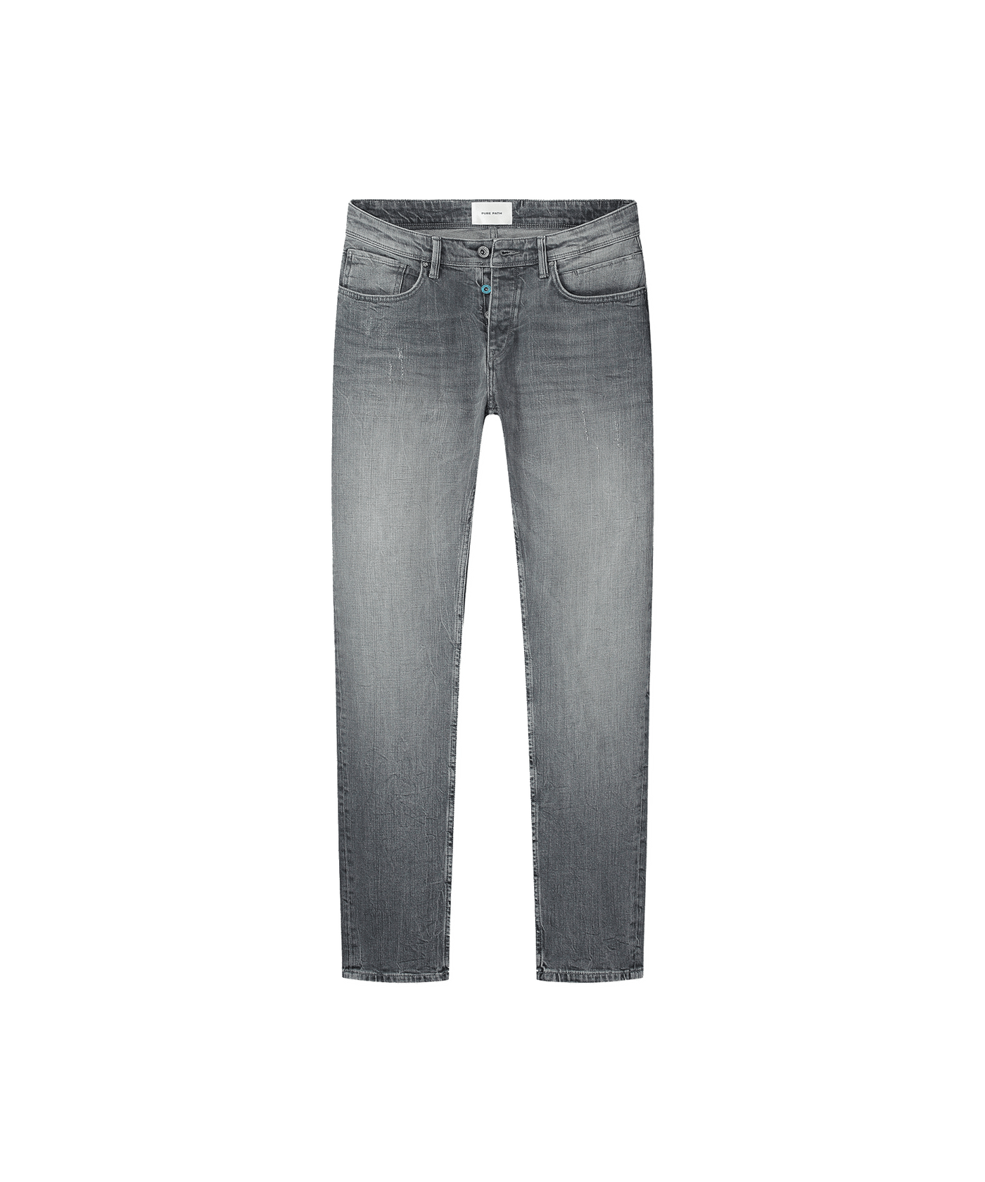 Pure Path - W1434-86 - The Ryan Slim Fit - Denim Mid Grey