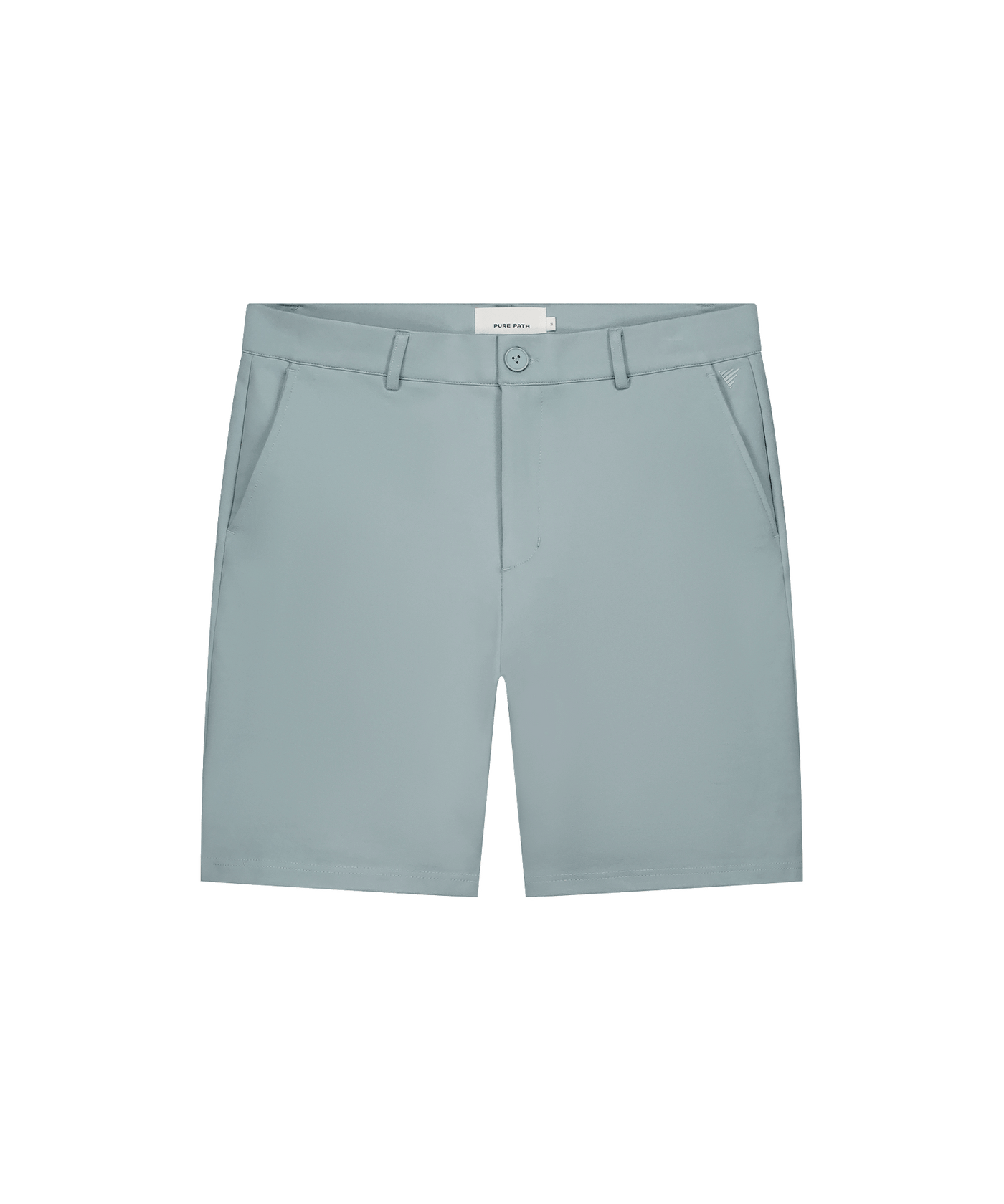 Pure Path - 25010504 - Slim Fit Smart Shorts - Blue Grey