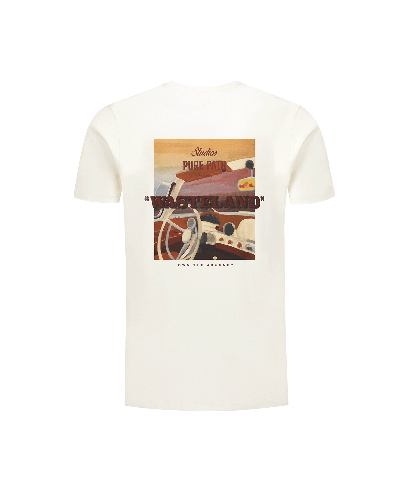 Pure Path - 25030108 - Regular Fit T-shirts Ecru
