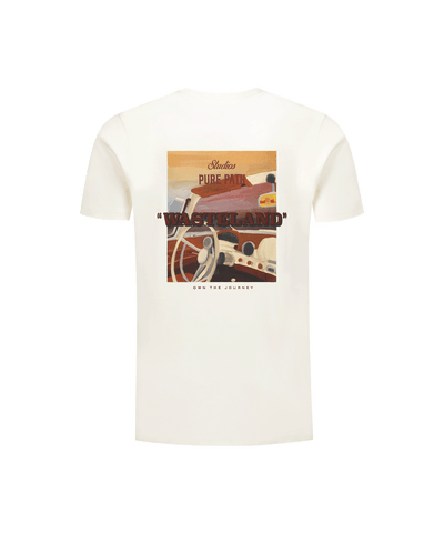 Pure Path - 25030108 - Regular Fit T-shirts Ecru