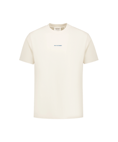 Pure Path - 25010107 - Loose Fit Crewneck Ss T-shirts - Ecru