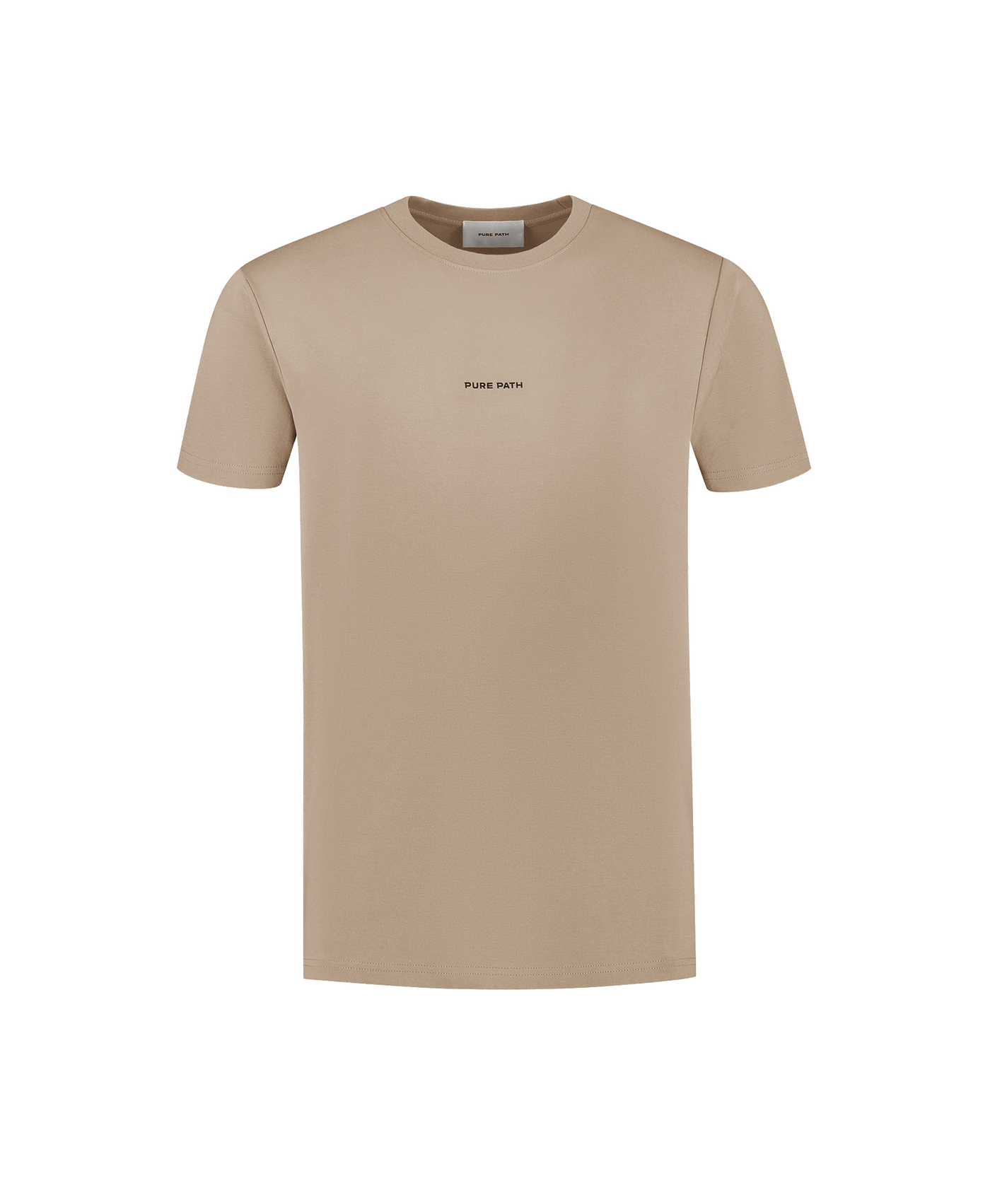 Pure Path - 25030107 - Regular Fit T-shirts Taupe