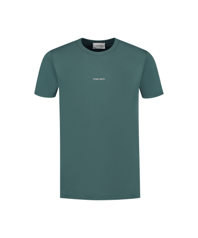 Pure Path - 25010119 - T-shirts - Faded Green