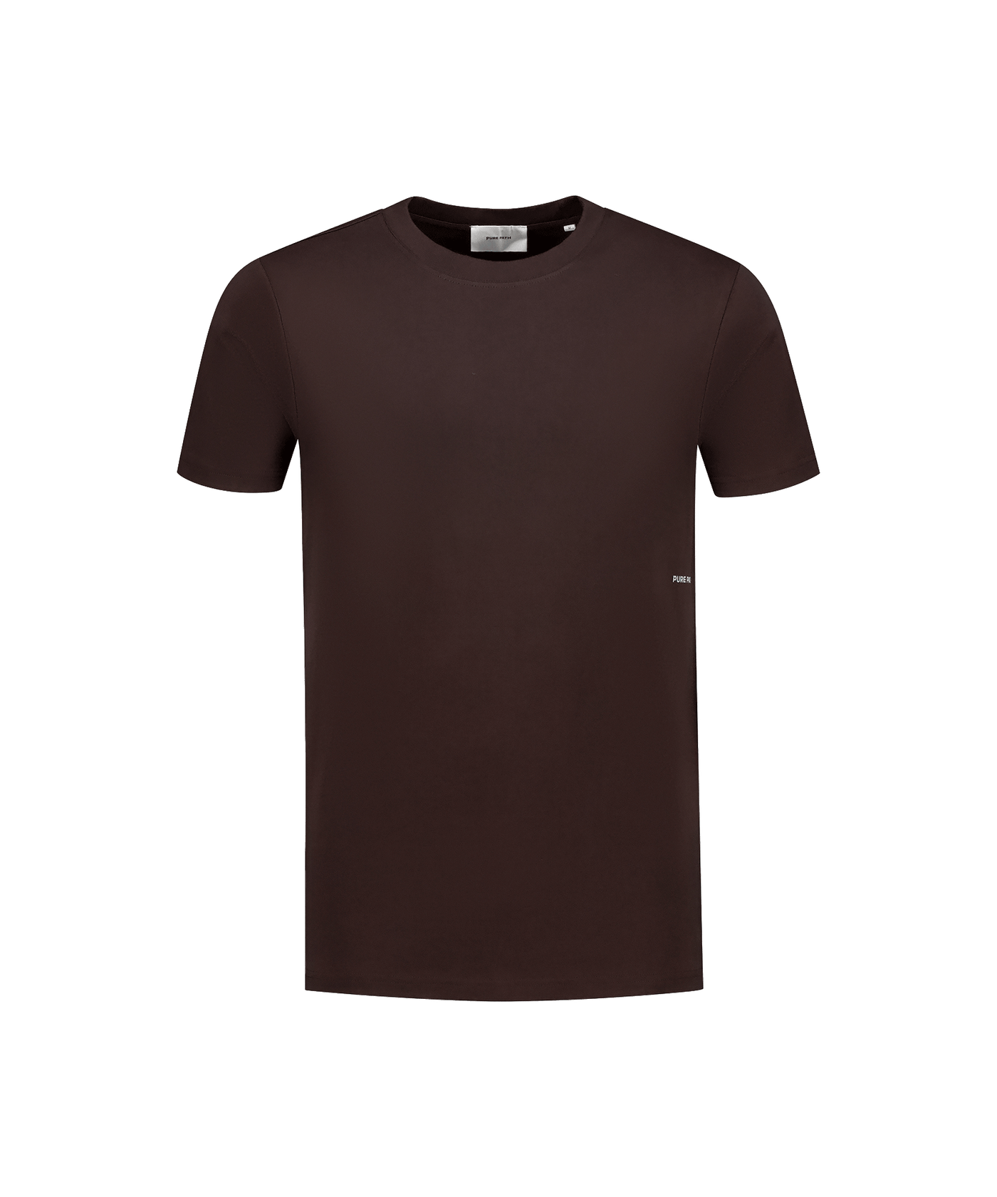 Pure Path - 25030106 - Regular Fit T-shirts Dark Brown