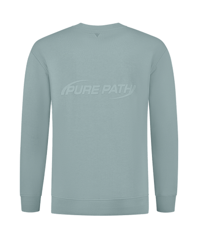 Pure Path - 24030308 - Cosmic Orbit Sweater - Blue Grey