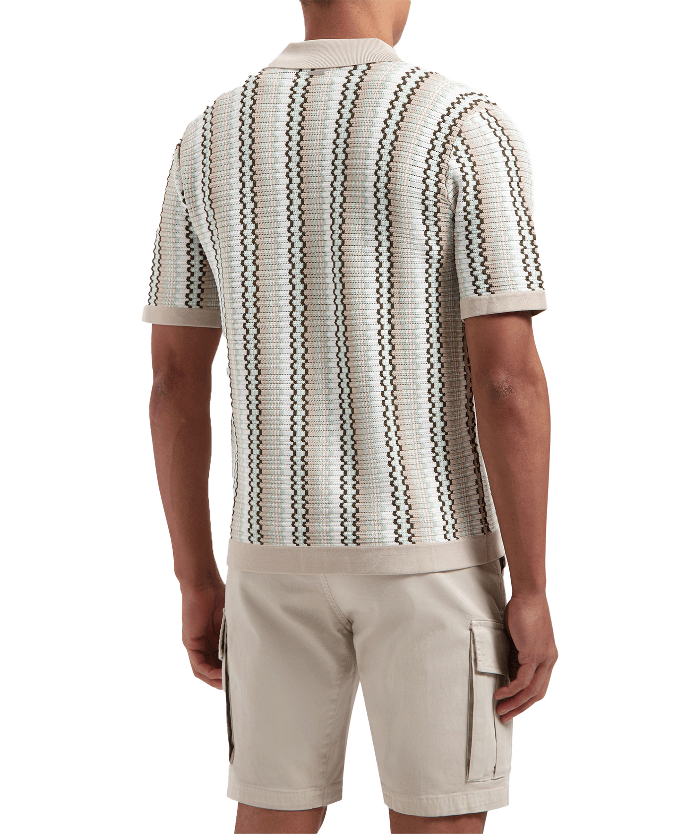 Pure Path - 24010811 - Striped Knitwear - Sand