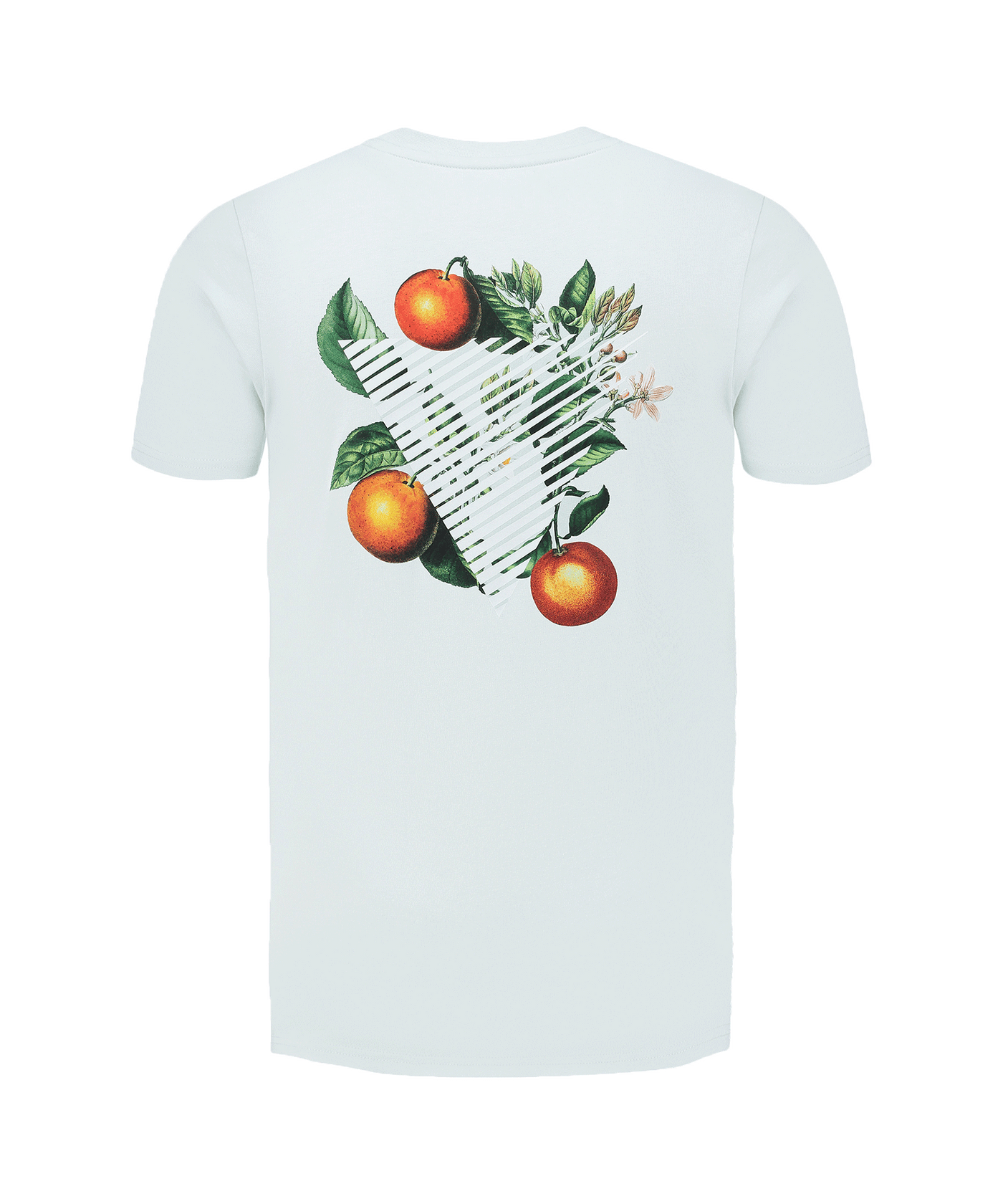 Pure Path - 24010102 - Triangle Orange Branch T-shirt - Mint