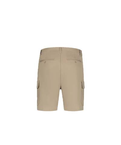 Pure Path - 24010506 - Regular Fit Smart Shorts Taupe