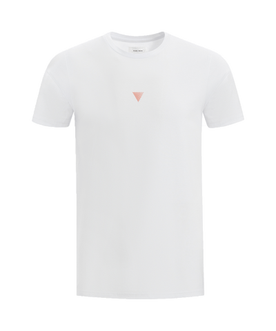 Pure Path - 24010113 - Vertical Wordmark T-shirt - White