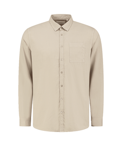 Pure Path - 24010209 - Garment Dye Shirt - Sand